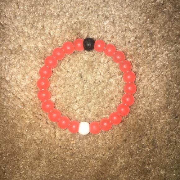 Blue, clear, red, pink, & purple lokai bracelets - Picture 2 of 6